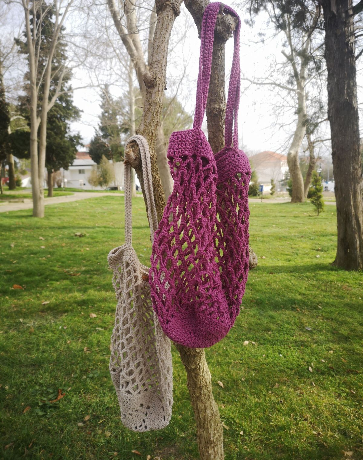 örgü File çanta Komeksepeti